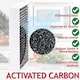 image 5 of SPARES2GO Activated Carbon Filter for Neff T48PC7BX2 T48TD7BN2 T58PL6EX2 T58TL6EN2 Cooker Hood (Pack of 8 Filters)