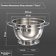 image 2 of Buckingham Deep Colander / Strainer 7 L / 28 cm.