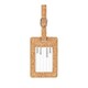 image 2 of MidOcean Coco Cork Luggage Tag - Beige - One Size Brown