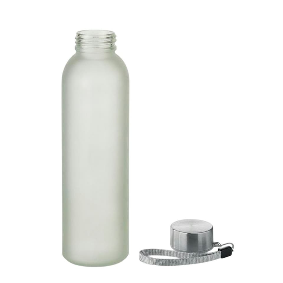 image 1 of MidOcean Olma Sublimated 500ml Water Bottle - Transparent White - One Size | Clear | One Size