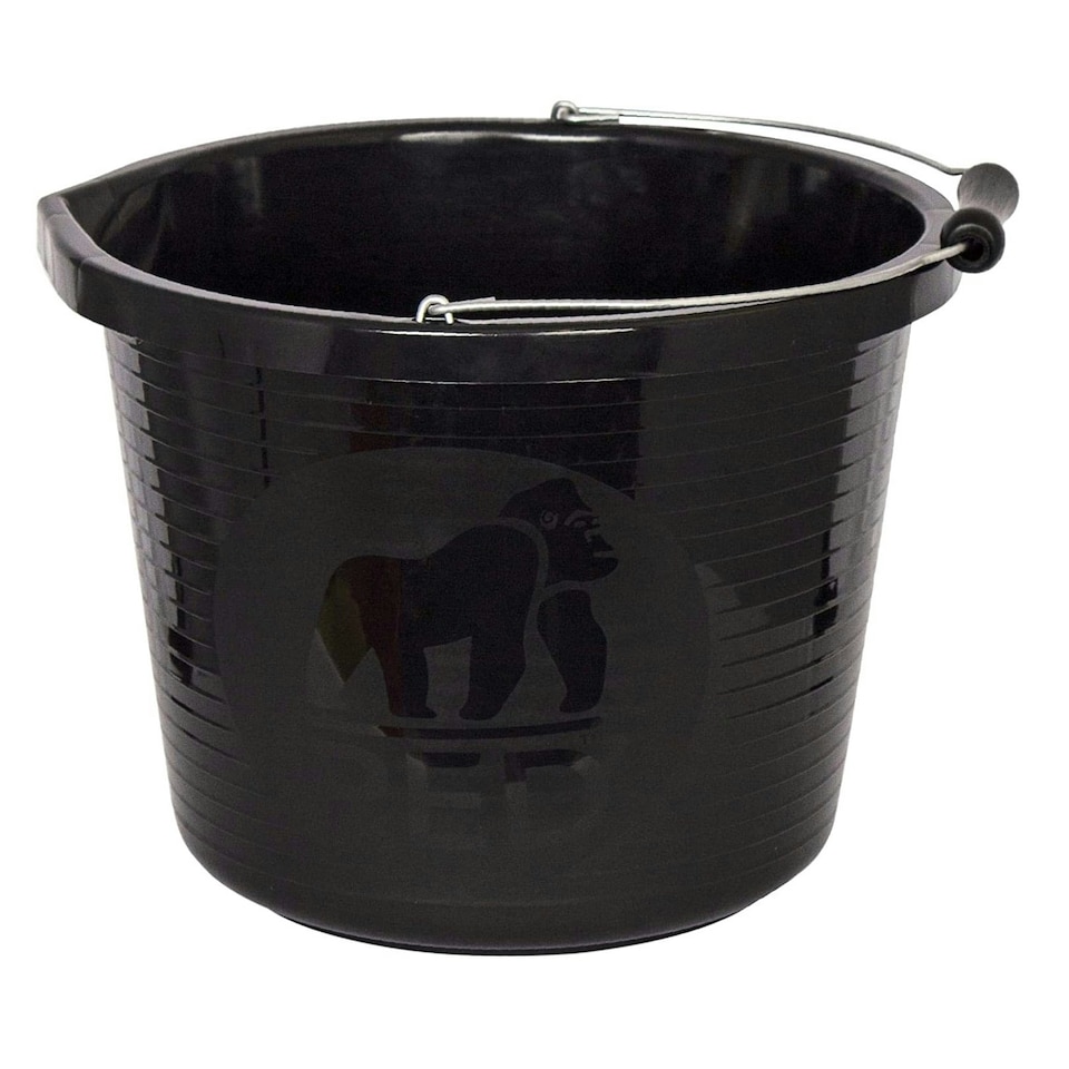 image 1 of Red Gorilla Premium Bucket - Black - 14L