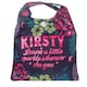 image 1 of History & Heraldry Personalised Sparkle Reusable Foldable Shopper Bag - Kirsty | Multi