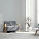 image 3 of Arthouse Calico Plain Textured Wallpaper - Grey - 10m x 53cm Grey