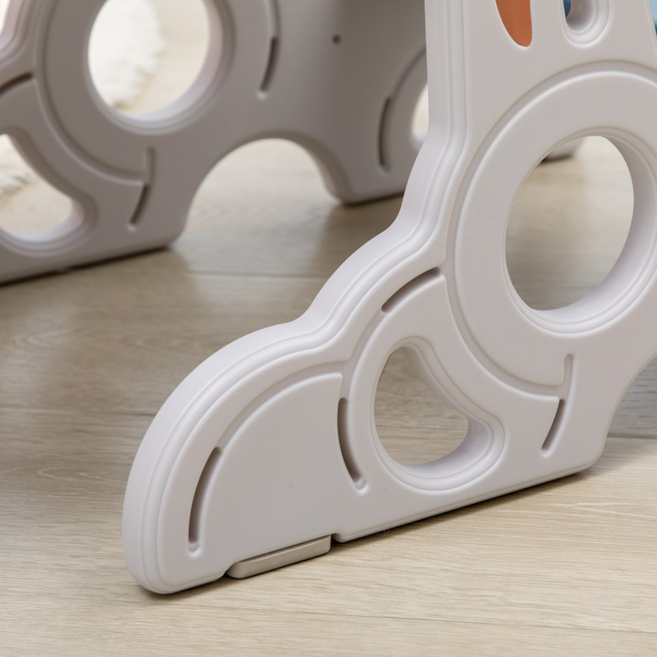 image 1 of AIYAPLAY Baby Slide Freestanding Slide for Kids 1.5-3 Years Space Theme, Blue