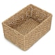 image 2 of Thatch Grass Woven Storage Basket Green | S