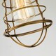 image 3 of Quoizel Mixon Semi Flush Ceiling Light Weathered Brass