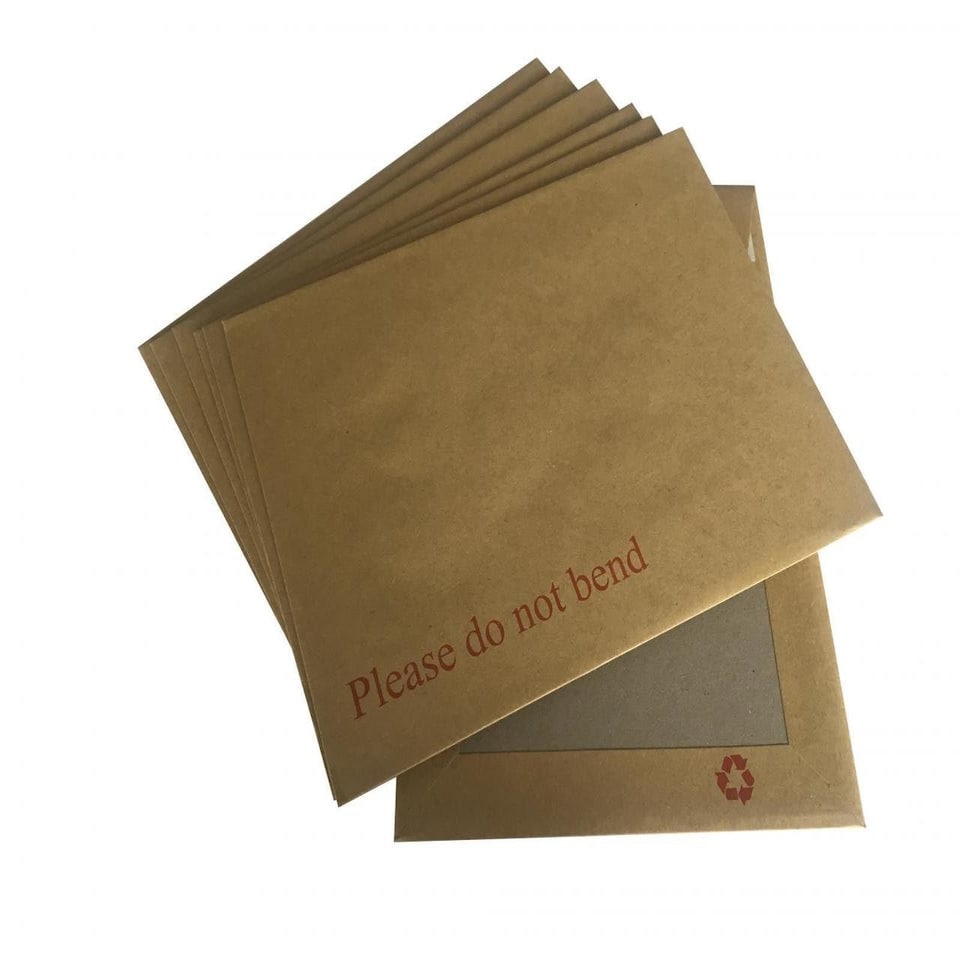image 1 of Box of 125 B5 Board Back Envelopes (241 x 178mm)