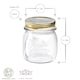 image 3 of Bormioli Rocco Quattro Stagioni Glass Preserving Jars - 250ml - Clear - Pack of 4