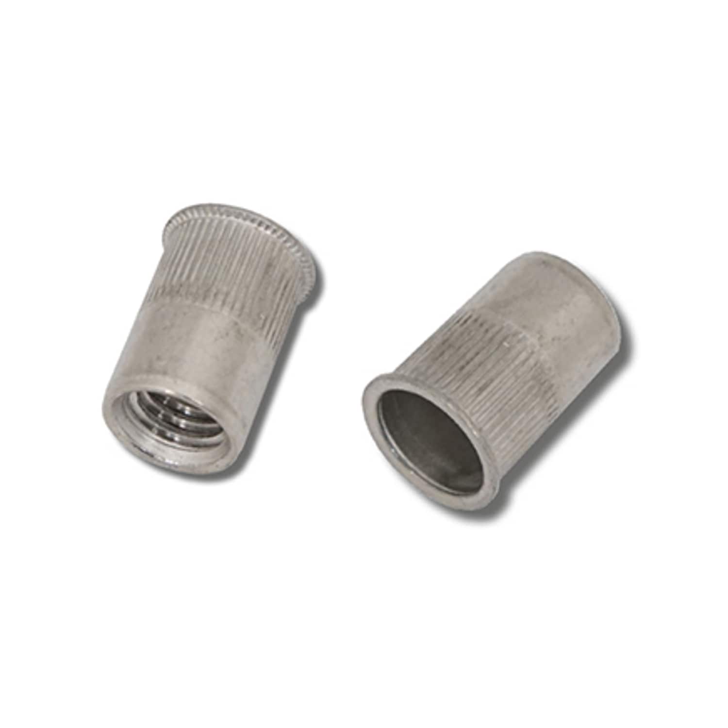 JRP Riveting Products M8 x 16.5 A2 St.Stl Rivet Nuts in Silver