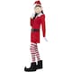 image 4 of Elves Behavin´ Badly Womens/Ladies Elf Christmas Costume - Red/White - L L