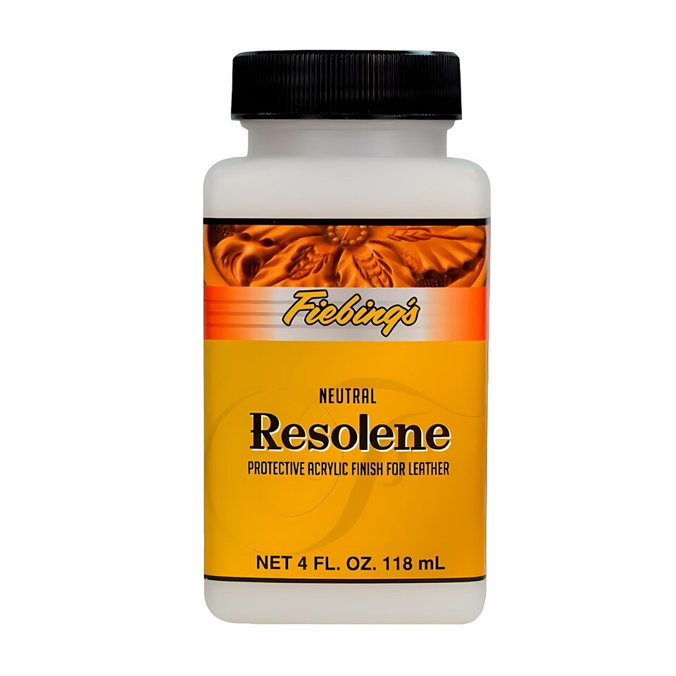 image 1 of Fiebing's Resolene Finisher - Acrylic Top Coat to Seal and Protect Leather 4oz | Clear | Neutral