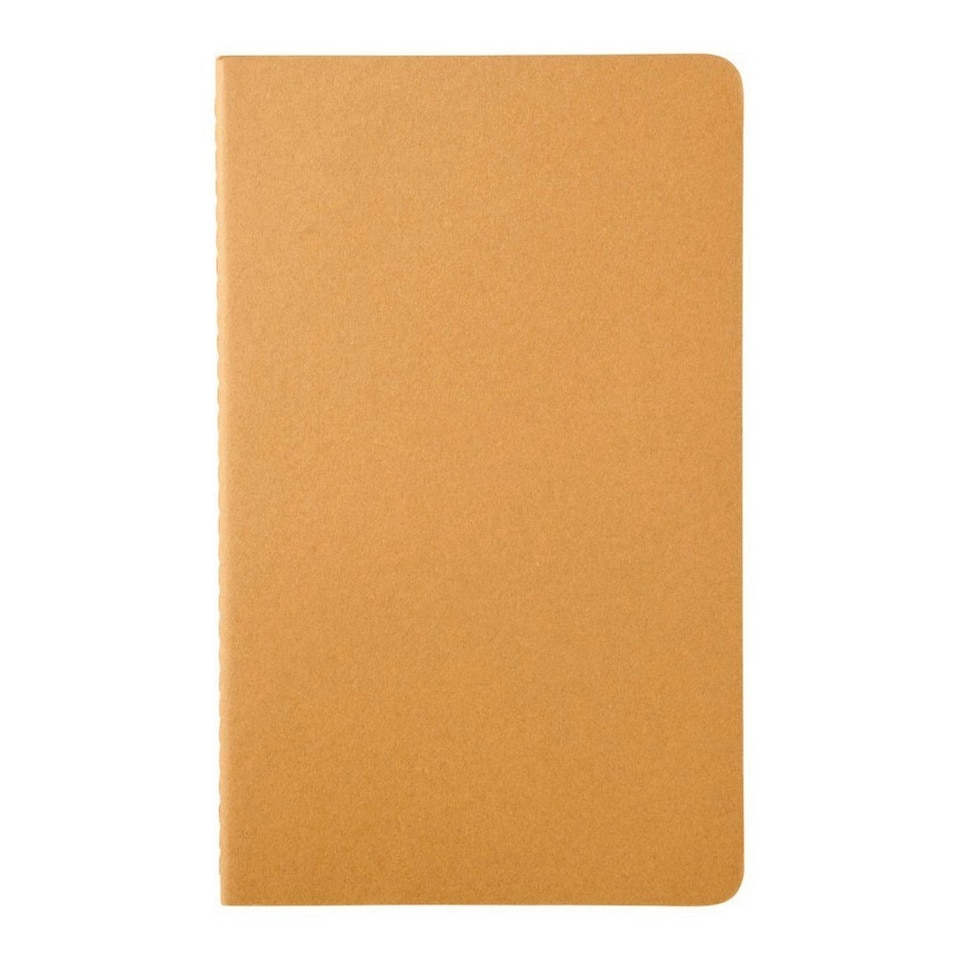 image 1 of Moleskine Cahier Large Plain Journal - Kraft Brown - One Size