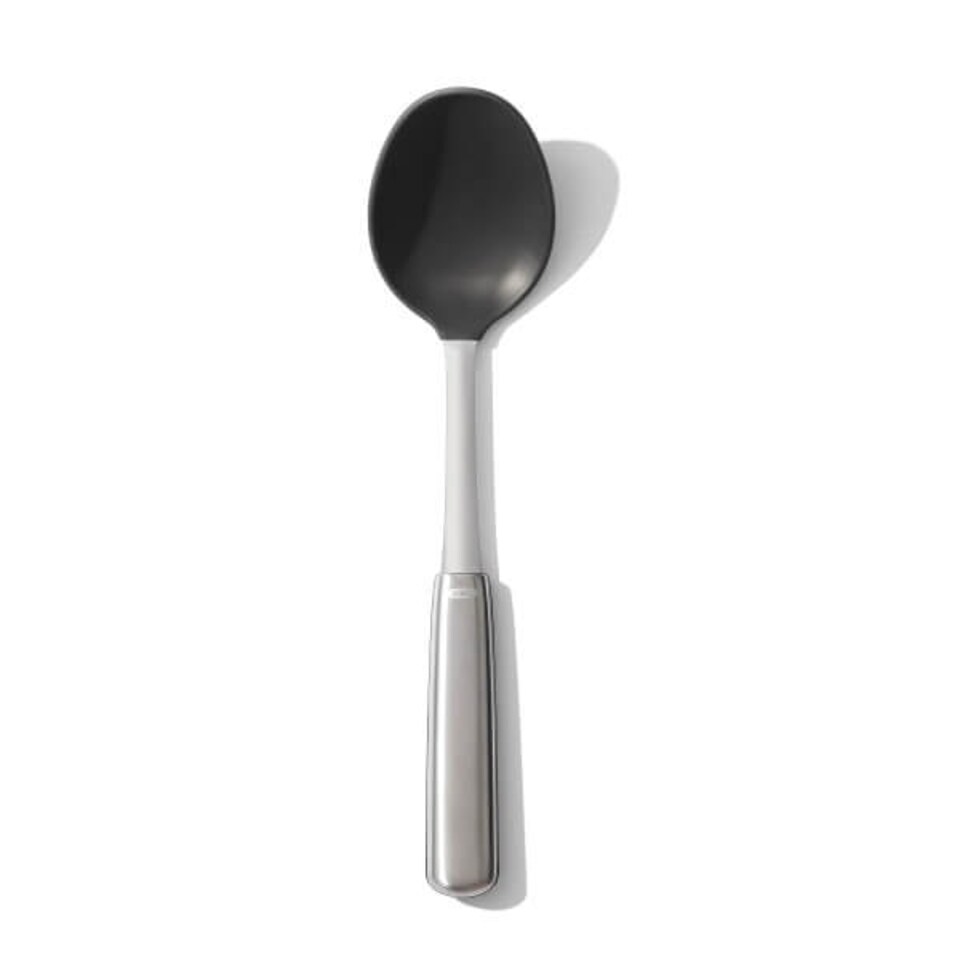 image 1 of OXO Good Grips Steel Silicone Cooking Spoon