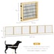 image 7 of PawHut Freestanding Pet Dog Gate, Six-Panel Foldable Wooden Playpen, 432cm