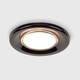 image 3 of ValueLights Downlight Fire Rated Black Chrome Ceiling Light Fitting Single Pack