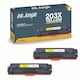 image 3 of 2x Compatible HP 203X Yellow Toner Cartridges Yellow