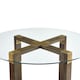 image 3 of Bronx Dining Table with Glass Top Clear | Glass