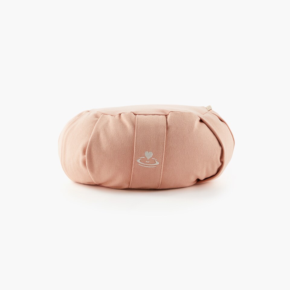 image 1 of Myga Zafu Yoga Meditation Cushion - Blush | Pink