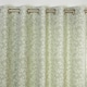 image 5 of Sade - Fully Lined Floral Curtains - Eyelet - Polycotton (Green, 46'' x 72'' - 117cm x 183cm (Pair))