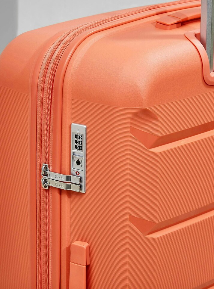 image 1 of Rock Tulum Medium Suitcase Peach Echo | Orange | Medium