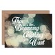 image 1 of This is the Beginning Anything Lights Congratulations Card