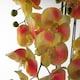 image 4 of 110cm Large Yellow Peach Orchid Plant Artifcial 41 REAL TOUCH flowers