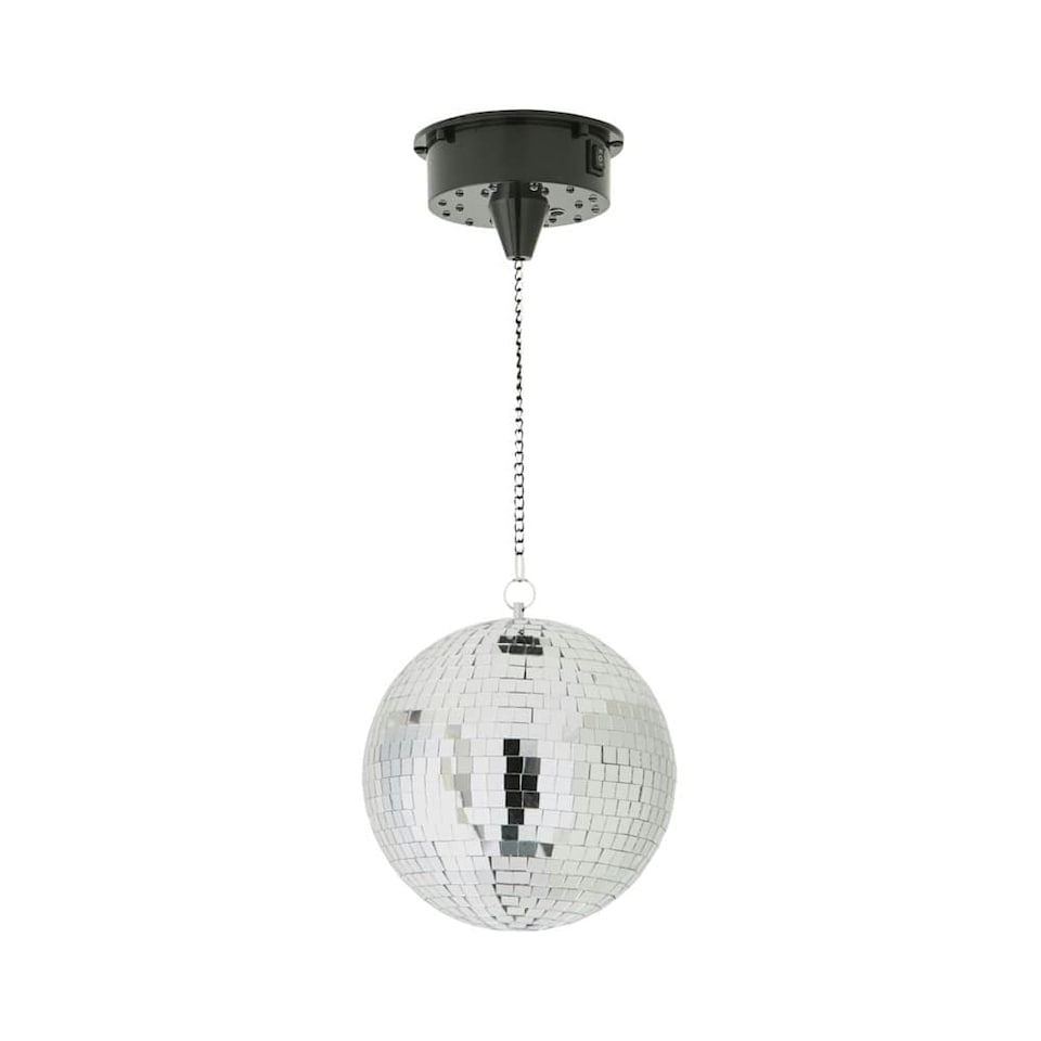 image 1 of ValueLights Disco Ball Silver Ceiling Light Pendant | Silver