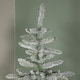 image 4 of 8ft (2.4m) Snowy Green & White Everlands Liberty Spruce Christmas Tree with Metal Stand