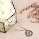 image 2 of Myga Chakra Silver Necklace - Throat