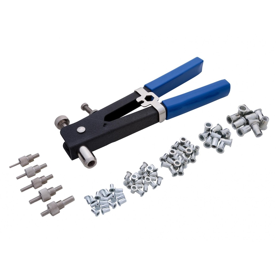 image 1 of Bluespot Tools Nut Riveter Kit (m3-m8) 86 Piece | Multi | Multi Colour | One Size | 1