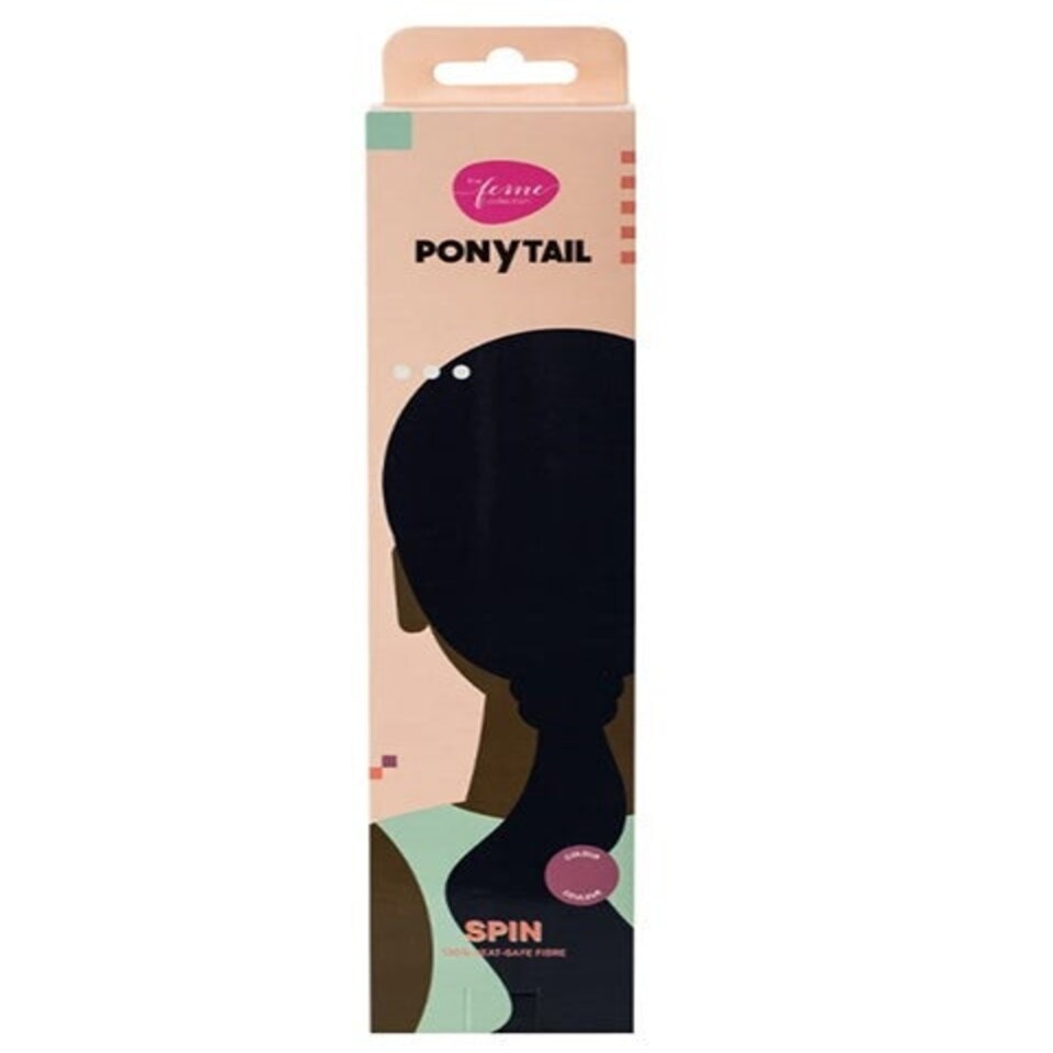 Feme The  Collection Syn Ponytail Spin Multi | 4 | 20 inch