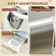 image 6 of HOMCOM 1.7L 3000W Quick Boil Kettle and 4 Slice Toaster Set Crumb Tray White