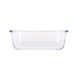image 7 of Argon Tableware Rectangular Glass Cake Dish - 17cm x 12.5cm | Clear | Clear | 17cm x 12.5cm