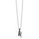 image 1 of Arsenal FC Stainless Steel Cannon Necklace & Pendant - Silver - One Size