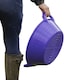 image 2 of Red Tyre Rubber Skip - Purple - Small