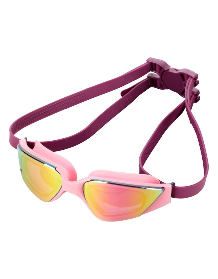 image 1 of Fashy Splash l Mirrored Female Swim Goggles - Pink/Gold