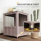 image 5 of PawHut Dog Crate Kennel Cage for Small Dog, Indoor End Table, Purple