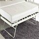image 7 of Daybed With Trundle white 3ft single twin bed and 2 mattresses pull out metal guest room bedroom living room