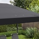 image 9 of Outsunny Pop Up Gazebo 3 x 6m, Foldable Canopy Tent, Height Adjustable Wedding Awning Canopy wCarrying Bag, Black