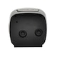 image 5 of Hometime Cushion Shape Alarm Clock Sweep/Cres Black Black