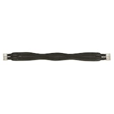 Shires Anti-Chafe Elastic Horse Girth - Black - 48in