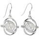 image 1 of Harry Potter Time Turner Drop Earrings with Crystal Elements - HPSE021