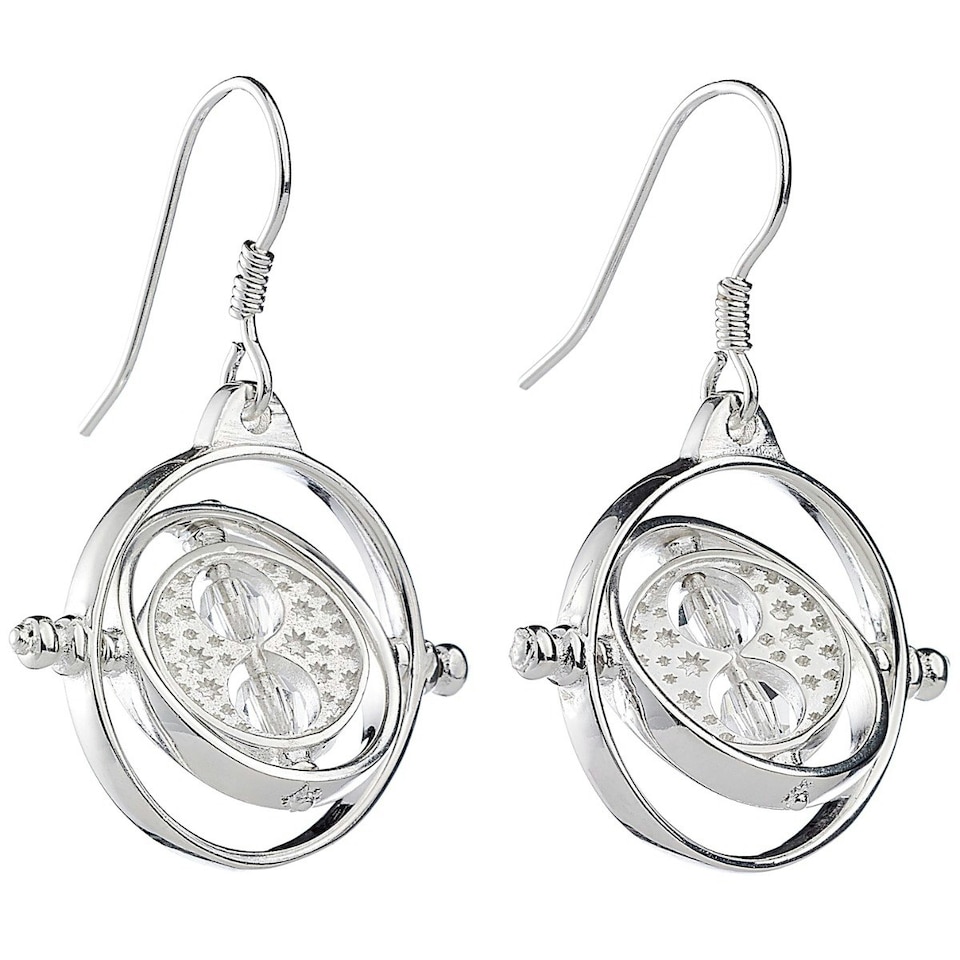 image 1 of Harry Potter Time Turner Drop Earrings with Crystal Elements - HPSE021
