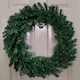 image 1 of 60cm Plain Green Christmas Wreath with 160 Tips