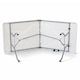 image 9 of 5ft Folding Trestle Table Heavy Duty Catering Garden Party 1.5m | White