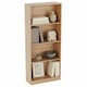 image 9 of Vida Designs Cambridge 4 Tier Large Bookcase Display Storage, Oak