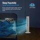 image 4 of PureMate 40-inch Oscillating Tower Fan with Timer, Sleep Mode and Remote Control