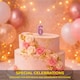 image 4 of Number Candle Pink 6 Candle Birthday Anniversary Party Cake Decorations Topper | Pink