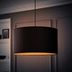 image 2 of ValueLights Reni Large Black Pendant Shade Black