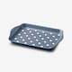 image 9 of Melamine Dotty Tray, Mini Blue | Aqua